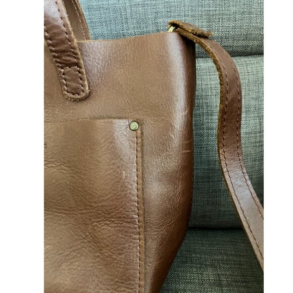 Portland Leather mini crossbody in SOLIEL  - Picture 6 of 7